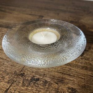 Iittala Nappi tealight candle holder designed by Markku Salo in the 1990s.